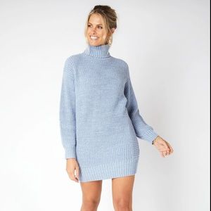 MINKPINK Echoes Knit Sweater Dress (size small)